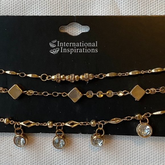 International Inspirations Set of 3 Chokers - Picture 3 of 7